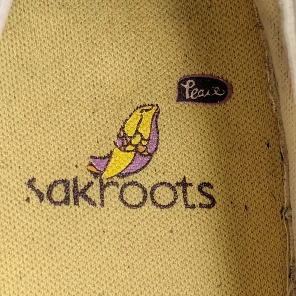 The Sak Sakroots White Peace Rhapsody Slip-On Espadrilles
